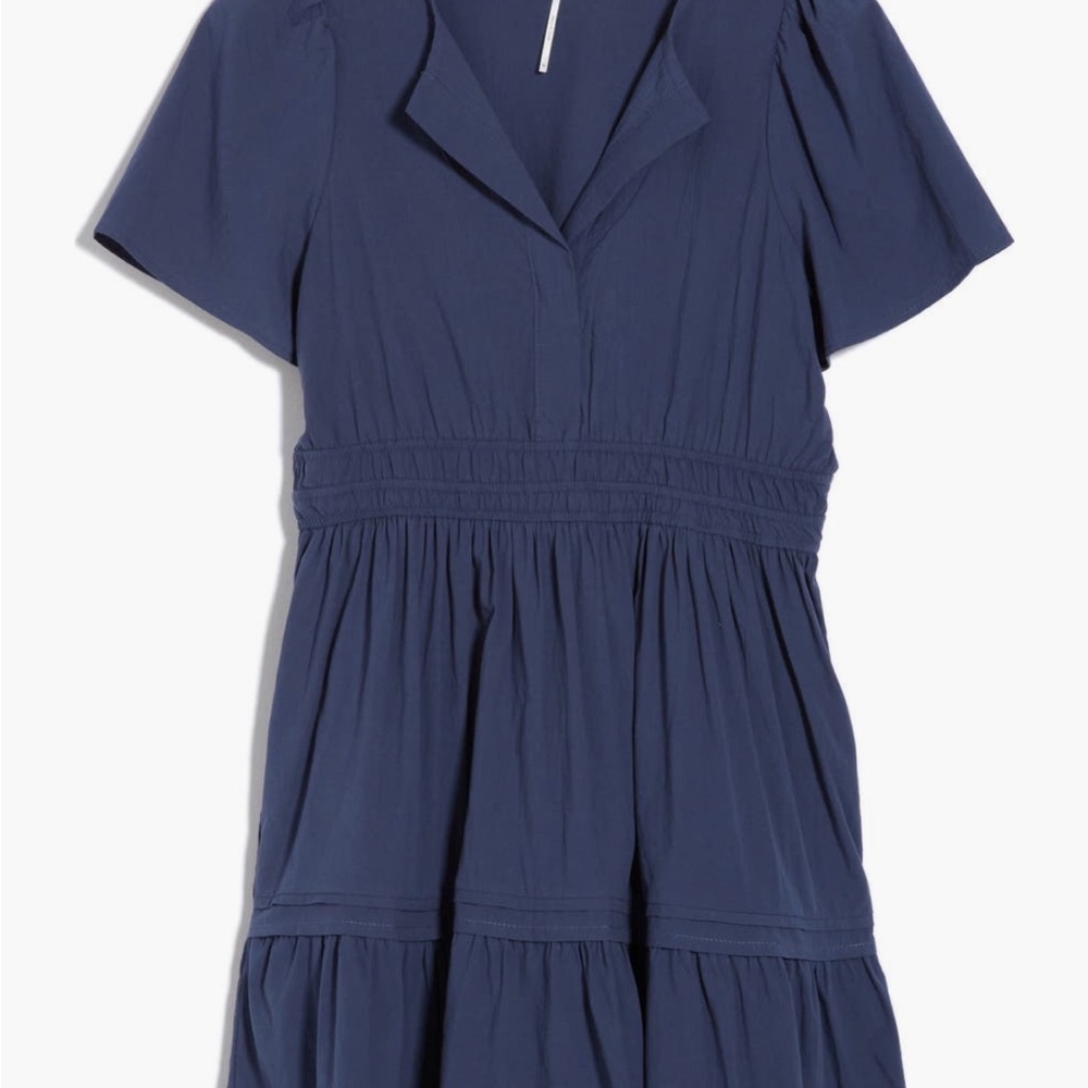 Elegant Navy Blue Women's Dress